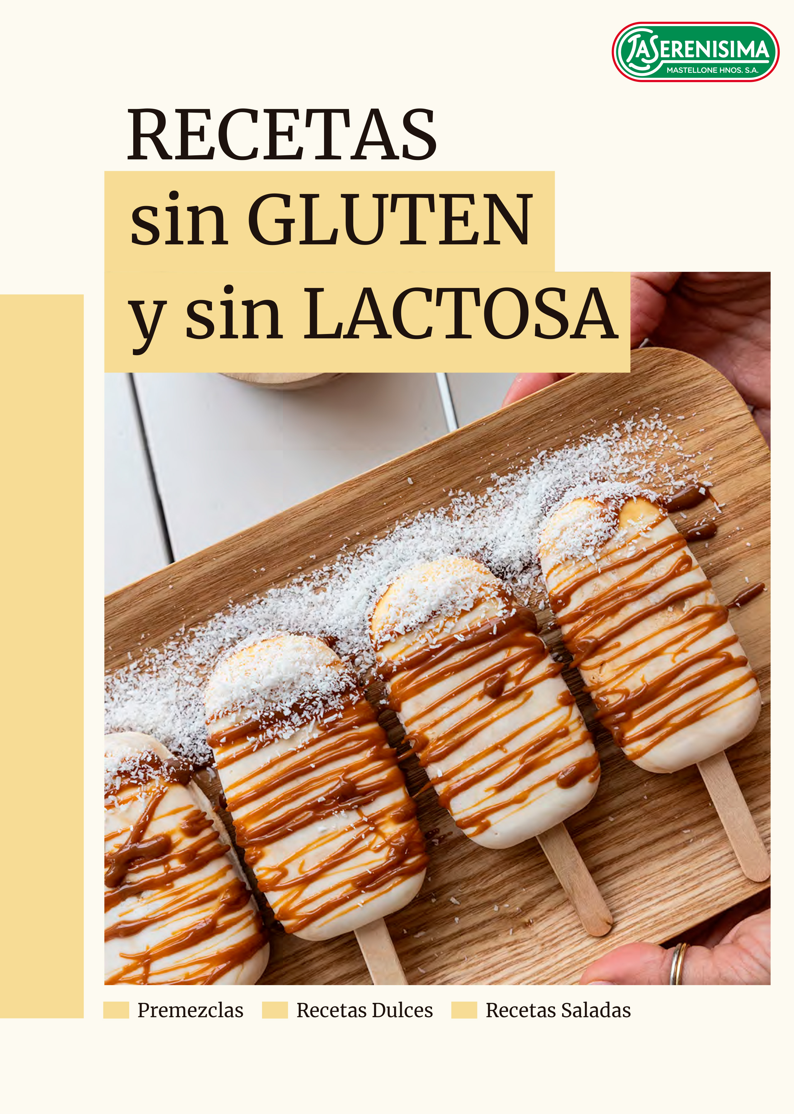 Recetarios sin Gluten y sin Lactosa